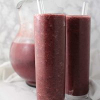 Blueberry Melon Agua Fresca recipe from acleanplate.com #aip #autoimmuneprotocol #paleo