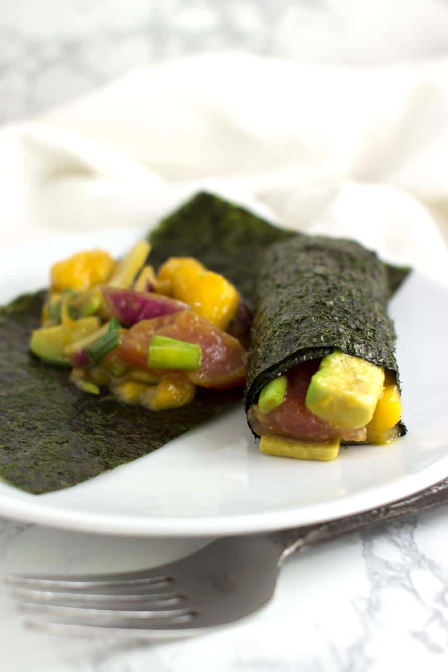 Rice-Free Nori Rolls recipe from acleanplate.com #aip #paleo #autoimmuneprotocol