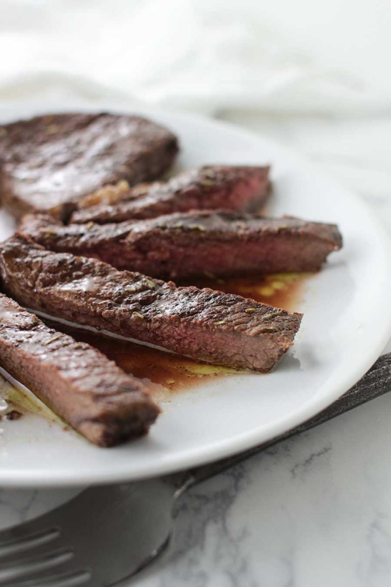 Simple Balsamic-Rosemary Steaks