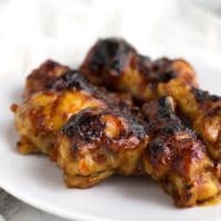 BBQ Apricot Chicken Wings recipe from acleanplate.com #aip #paleo #autoimmuneprotocol
