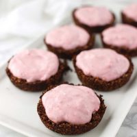 Carob Strawberry Tarts