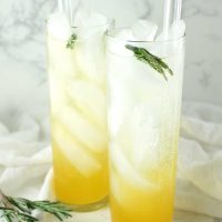 Rosemary Peach Drinking Vinegar