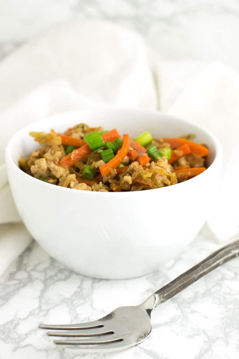 Egg Roll Stir-Fry recipe from acleanplate.com #paleo #aip #autoimmuneprotocol