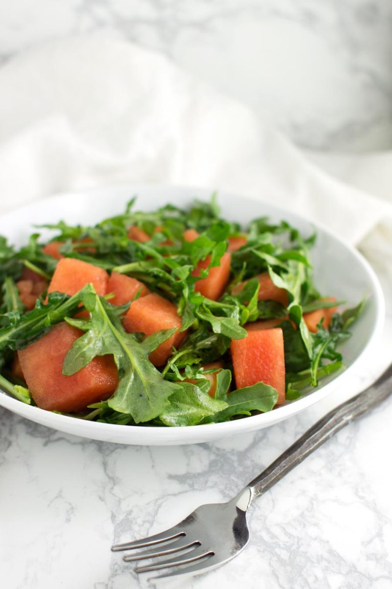 Watermelon Mint Salad recipe from acleanplate.com #paleo #aip #autoimmuneprotocol
