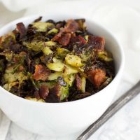 Bacon Ranch Brussels Sprouts recipe from acleanplate.com #paleo #aip #autoimmuneprotocol