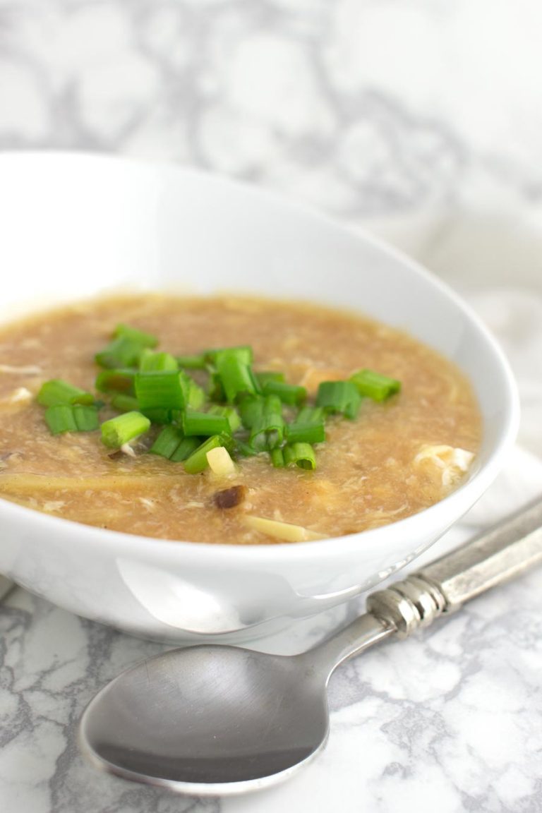 Hot and Sour Soup recipe from acleanplate.com #paleo #glutenfree #grainfree