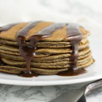 Pumpkin Spice Plantain Pancakes recipe from acleanplate.com #paleo #glutenfree #grainfree