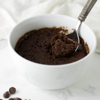 Microwave Molten Lava Cake recipe from acleanplate.com #paleo #aip #glutenfree