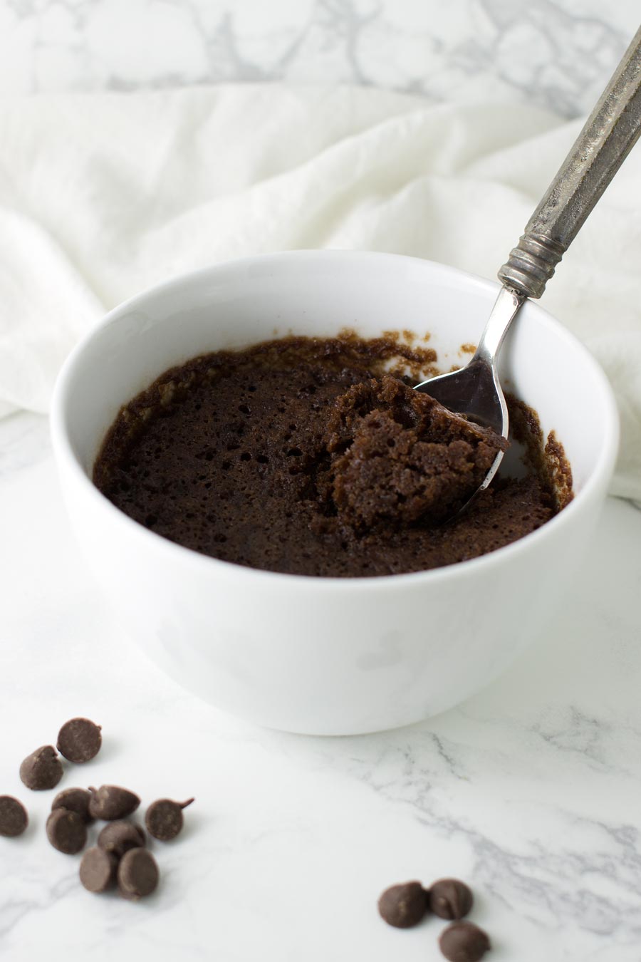 Microwave Molten Lava Cake recipe from acleanplate.com #paleo #aip #glutenfree