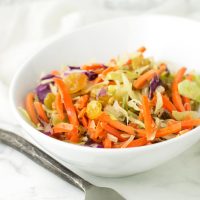 Golden Raisin Coleslaw recipe from acleanplate.com #paleo #aip #glutenfree