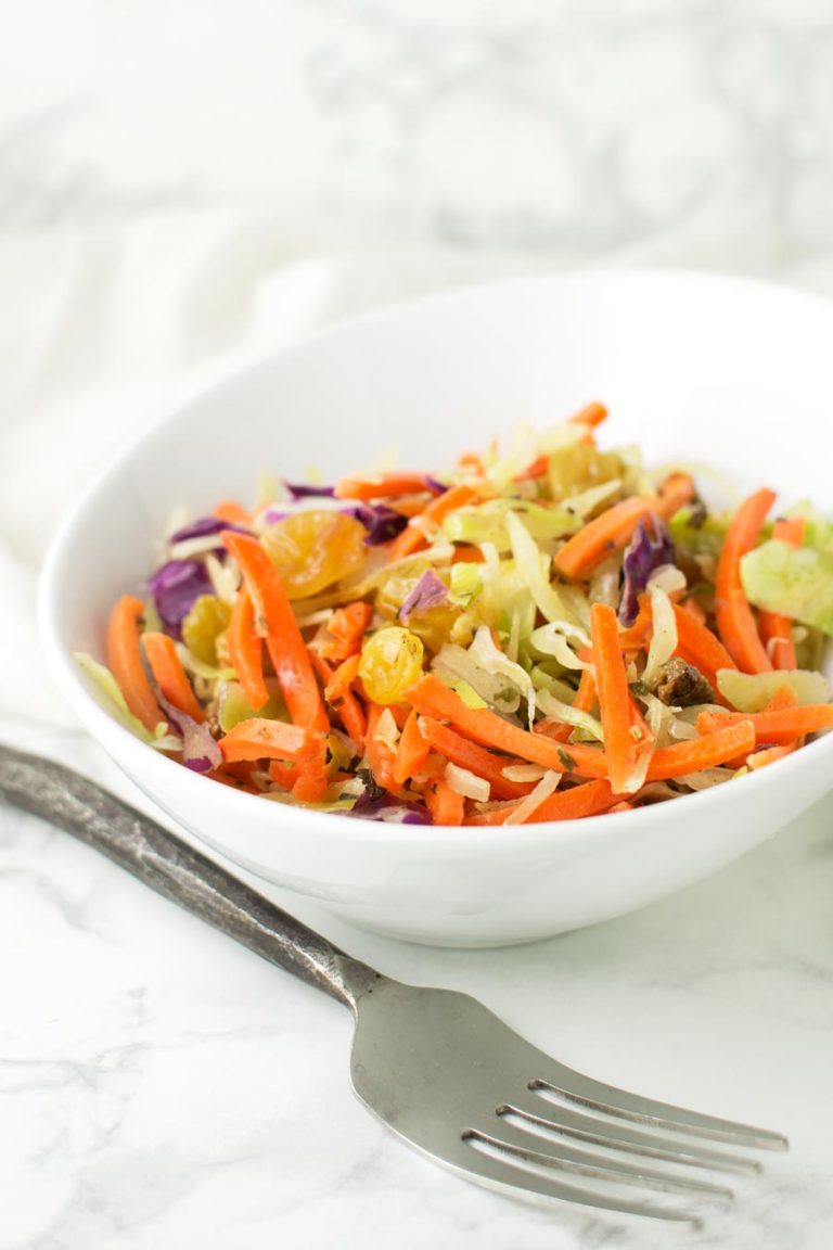 Golden Raisin Coleslaw