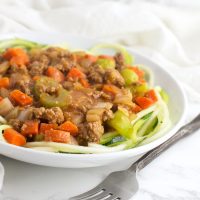 Bolognese recipe from acleanplate.com #paleo #aip #glutenfree
