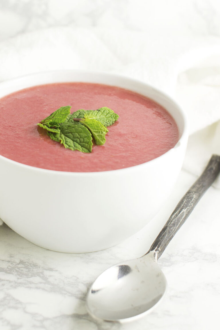 Cantaloupe Mint Soup