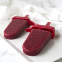 Raspberry Mint Ice Pops recipe from acleanplate.com #paleo #aip #glutenfree