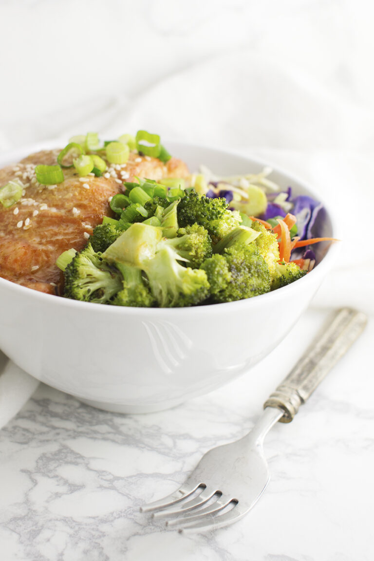 Salmon Teriyaki Bowls recipe from acleanplate.com #paleo #aip #glutenfree